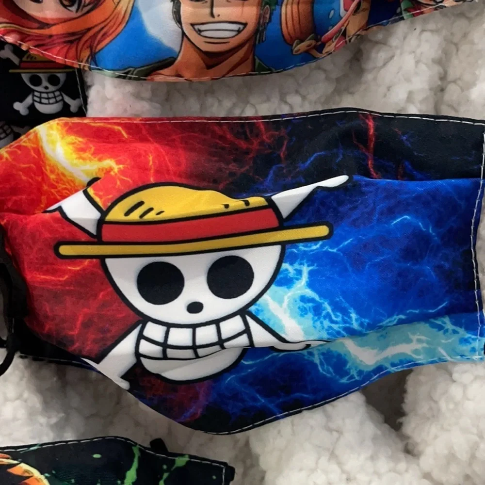New set/5 Luffy Pirate face masks